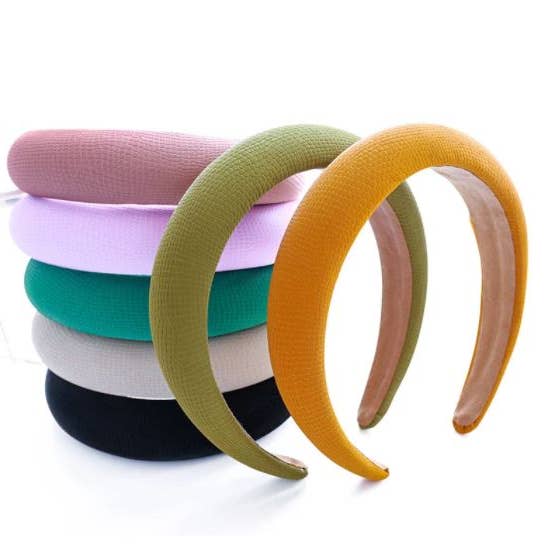 Faux Snakeskin Corinna Padded Headbands – Chic & Colorful for wholesale by Rainbow Unicorn Birthday Surprise