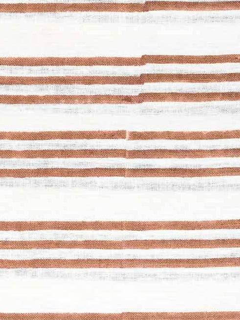 Tessuto di lino stampato a mano Thelma per tappezzeria, tende e altro per la vendita all'ingrosso da parte di Thread To Form