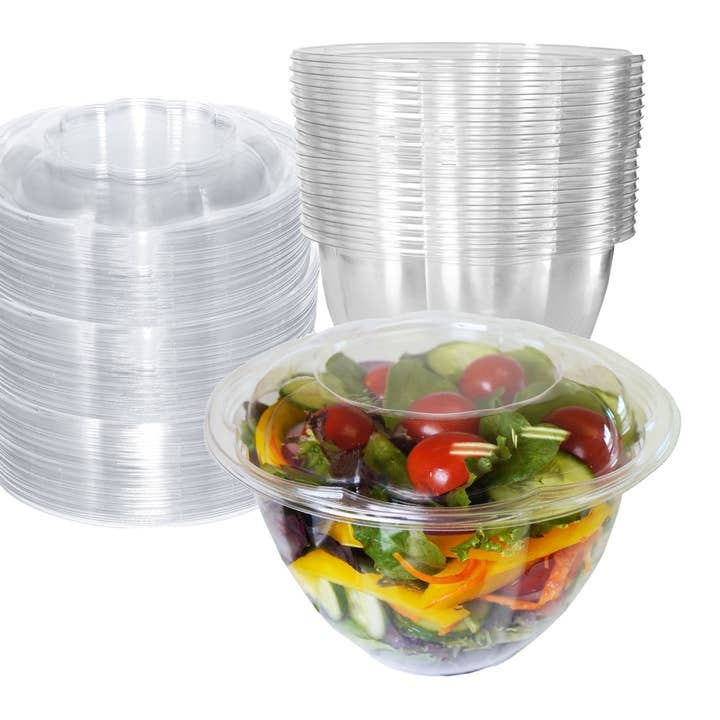 Bols à salade jetables en plastique transparent de 48 oz avec couvercles et autres tendances Résultats pour plateau repas recyclable en vente B2B. Retours gratuits et paiement à 60 jours sur Faire sur Faire.