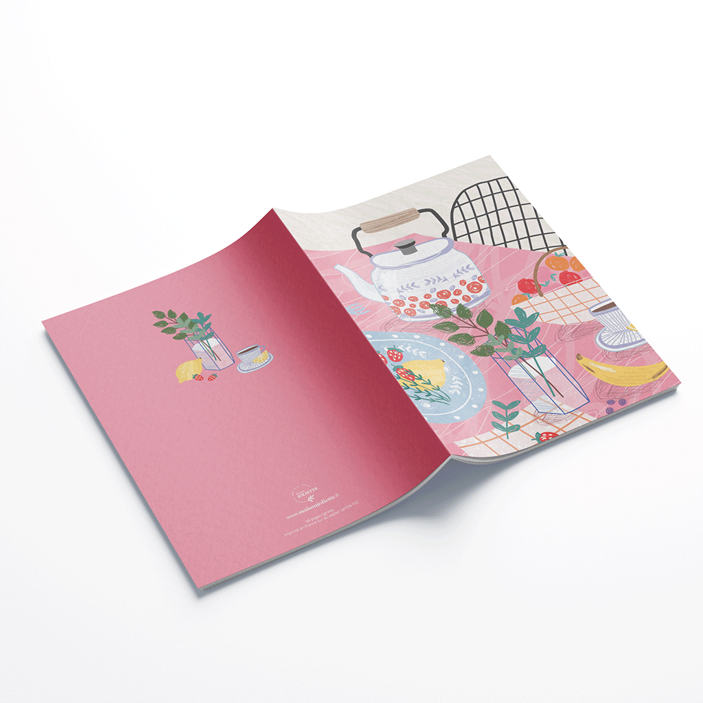 Maison Joliette - Wholesale Notepad - A5 notebook - Summer Delights1