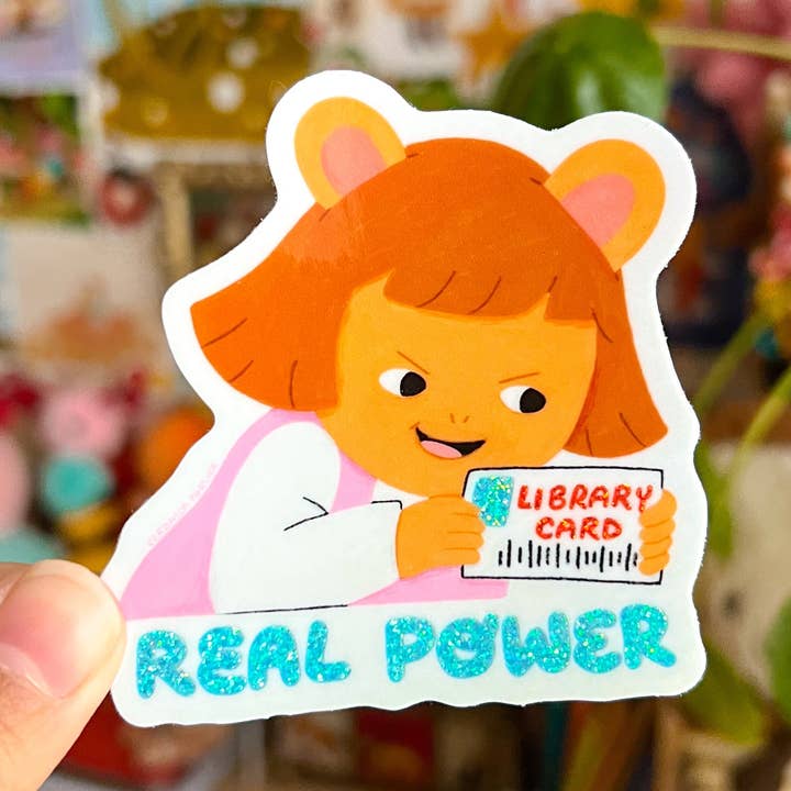 DW Real Power Sticker for wholesale by Veronica Porlier Illustrations