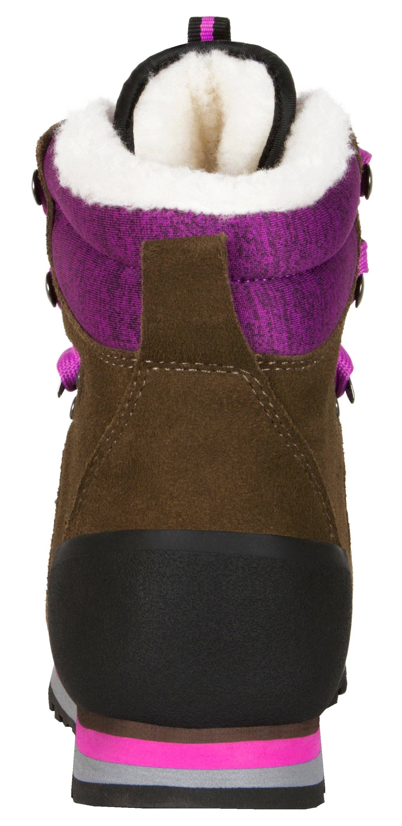 Braun-Lila GUGGEN Mountain HPM59 Stivali da trekking e escursionismo da donna, imbottiti con lana vera, impermeabili - B-Ware in vendita all'ingrosso su Faire8