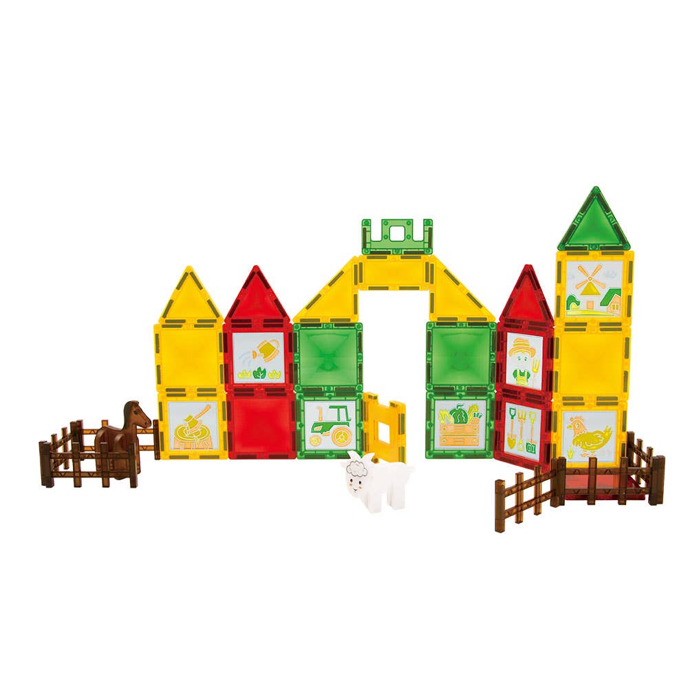 AJ Aguiar - Wholesale Toy Set - Kids - Magnetic Game The Farm 46 Pcs With 6 Markers11