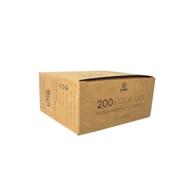 Bamboo Spirit - Wholesale Cotton Swab/Q-Tip - 200 Bamboo cotton swabs3