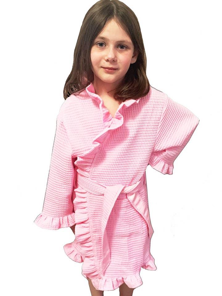 Kimono Ruffle Cover Up's for wholesale by Alan Pendergrass Robes