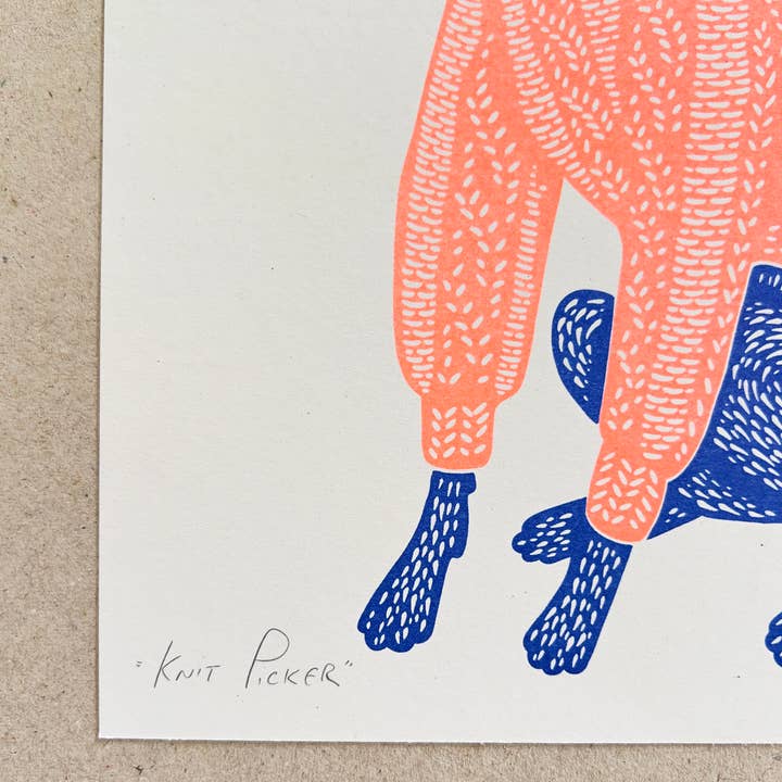 Strangford - Wholesale Art Print - Knit Picker2