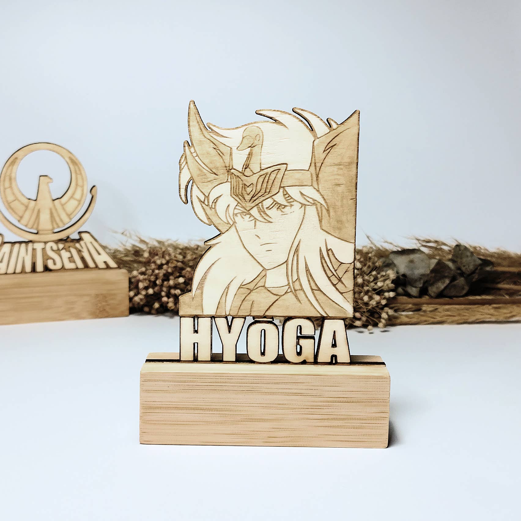 Studio Rima - Wholesale Decorative Figurine - Saint Seiya Wooden Statuette - Geek Trophy Home Decor8