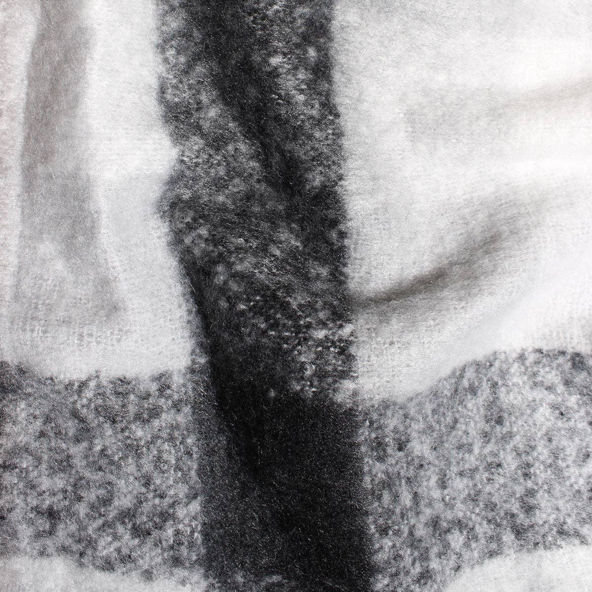 Fringe Poncho Poly Black Plaid Long Zip for Women for wholesale on Faire4