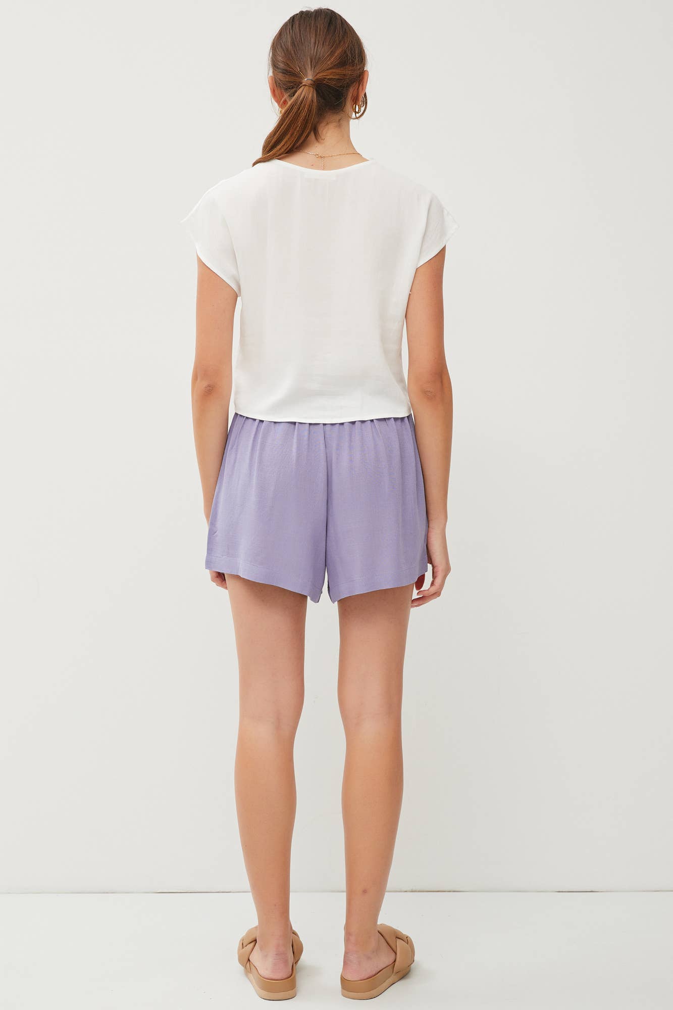 Be Cool - Wholesale Blouse - Women's - V-NECKLINE CAP SLEEVE TIE FRONT BLOUSE15