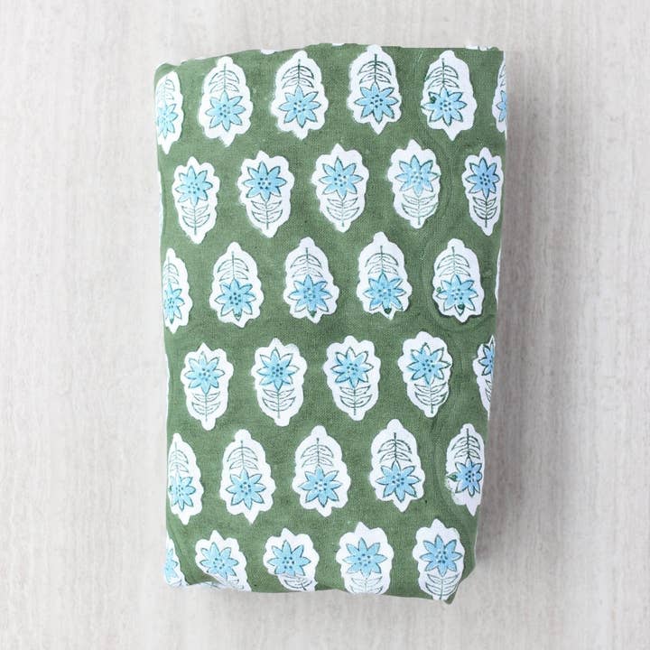 Mended - Wholesale Tablecloth - Table Throw - Lily - Sage