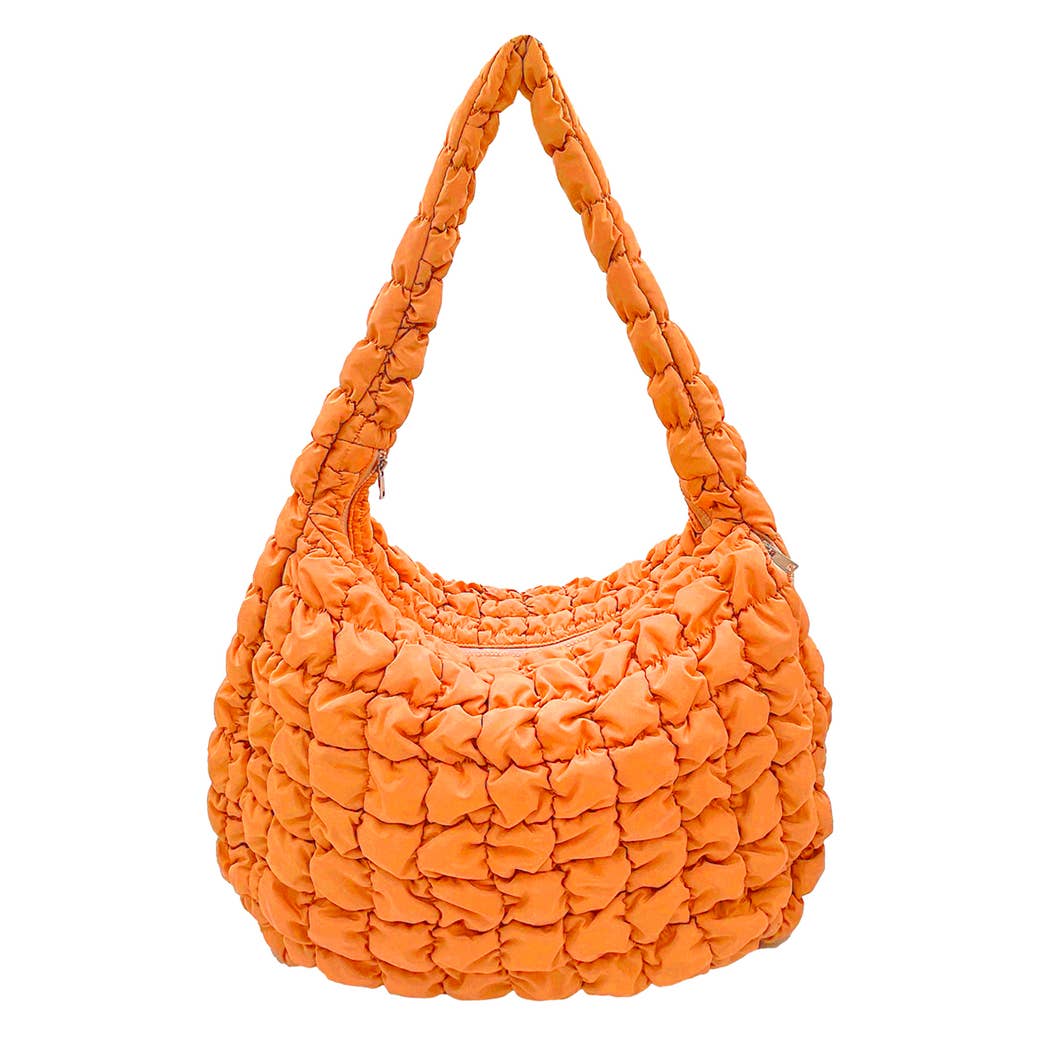 Fashion City - Wholesale Shoulder Bag - Women's - Stylish Lightweight Puffer Shoulder Large Bag5