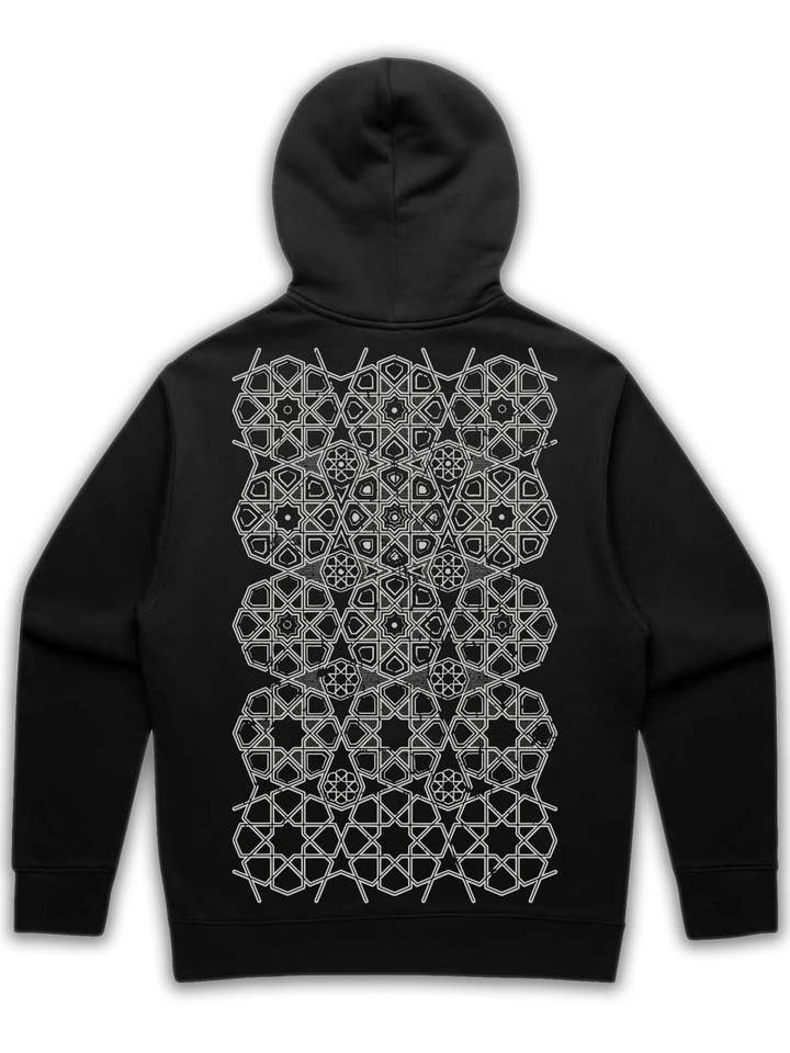 Art of Zig - Wholesale Hoodie – Unisex - PONDER THE INFINITE Black Relax Hoodie