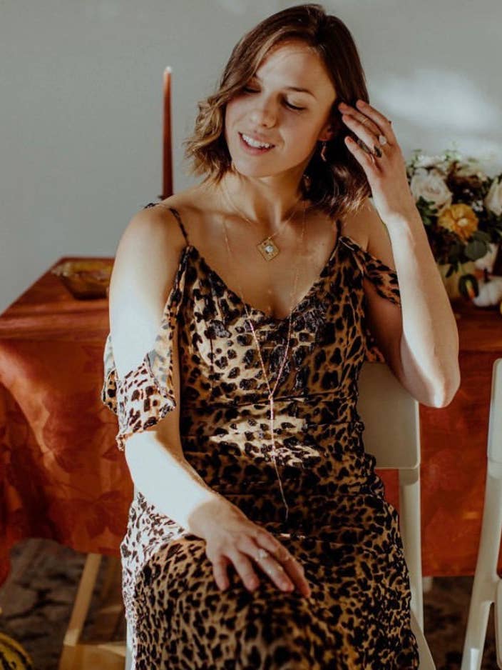 Lange gelaagde ketting met paperclip voor wholesale door Amethyst & Ash