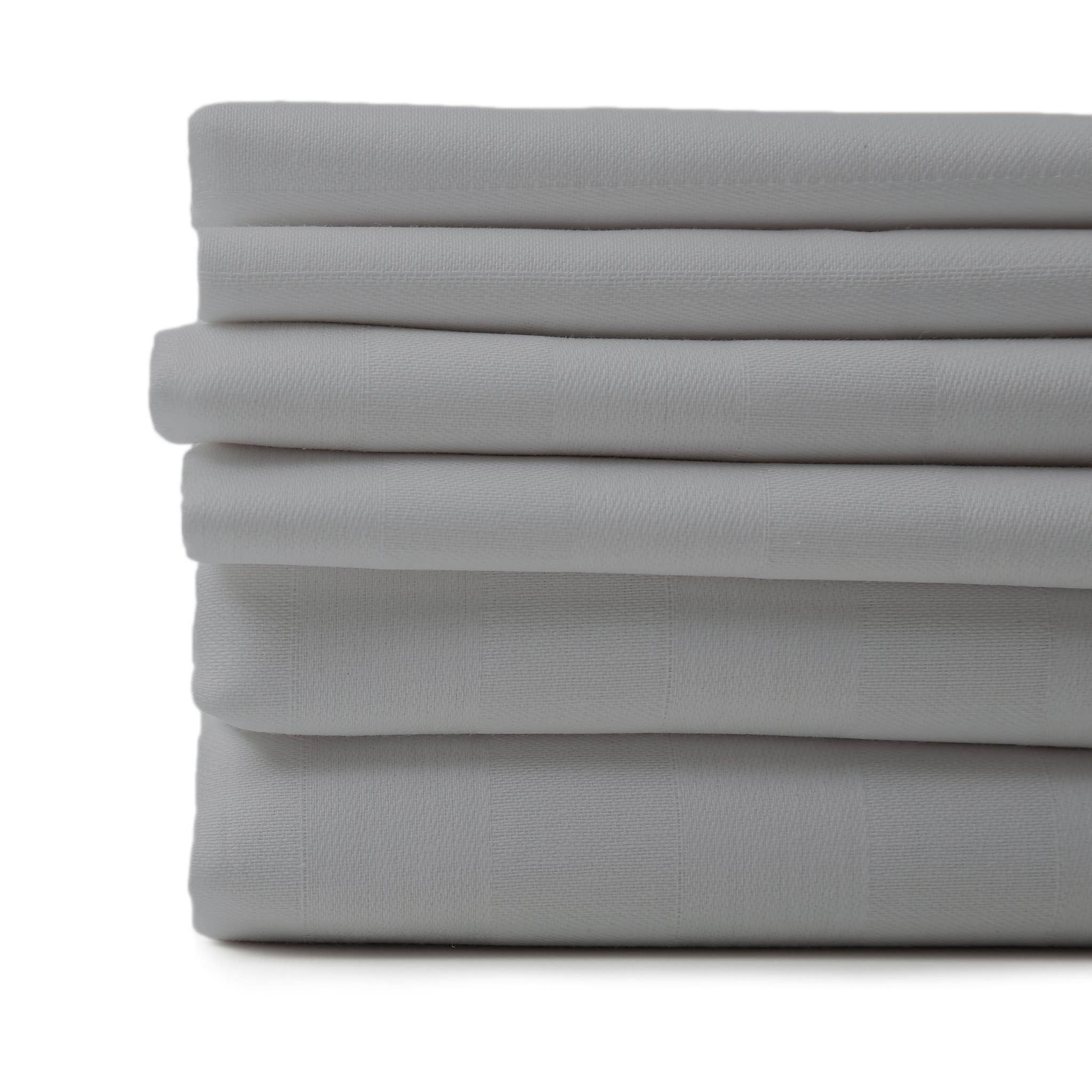 Cypress Linen / Bluff City Bedding - Vente Parures de lit - Ensemble de draps de lit 6 pièces en bambou, 4 taies d'oreiller, draps de poche profonds9
