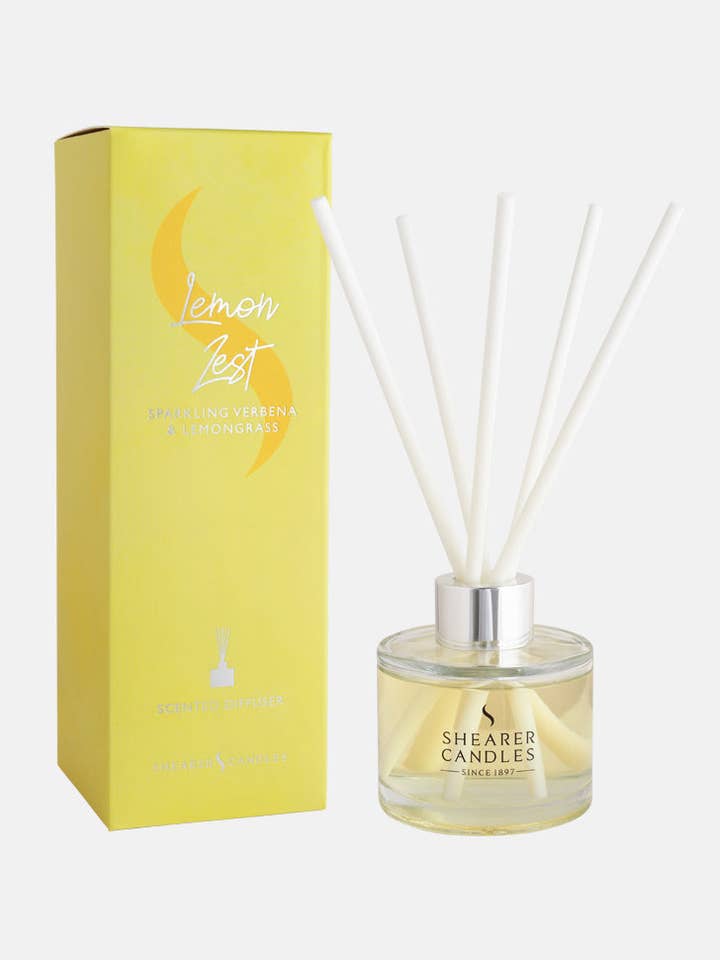 Lemon Zest Scented Diffuser for wholesale by Shearer Candles