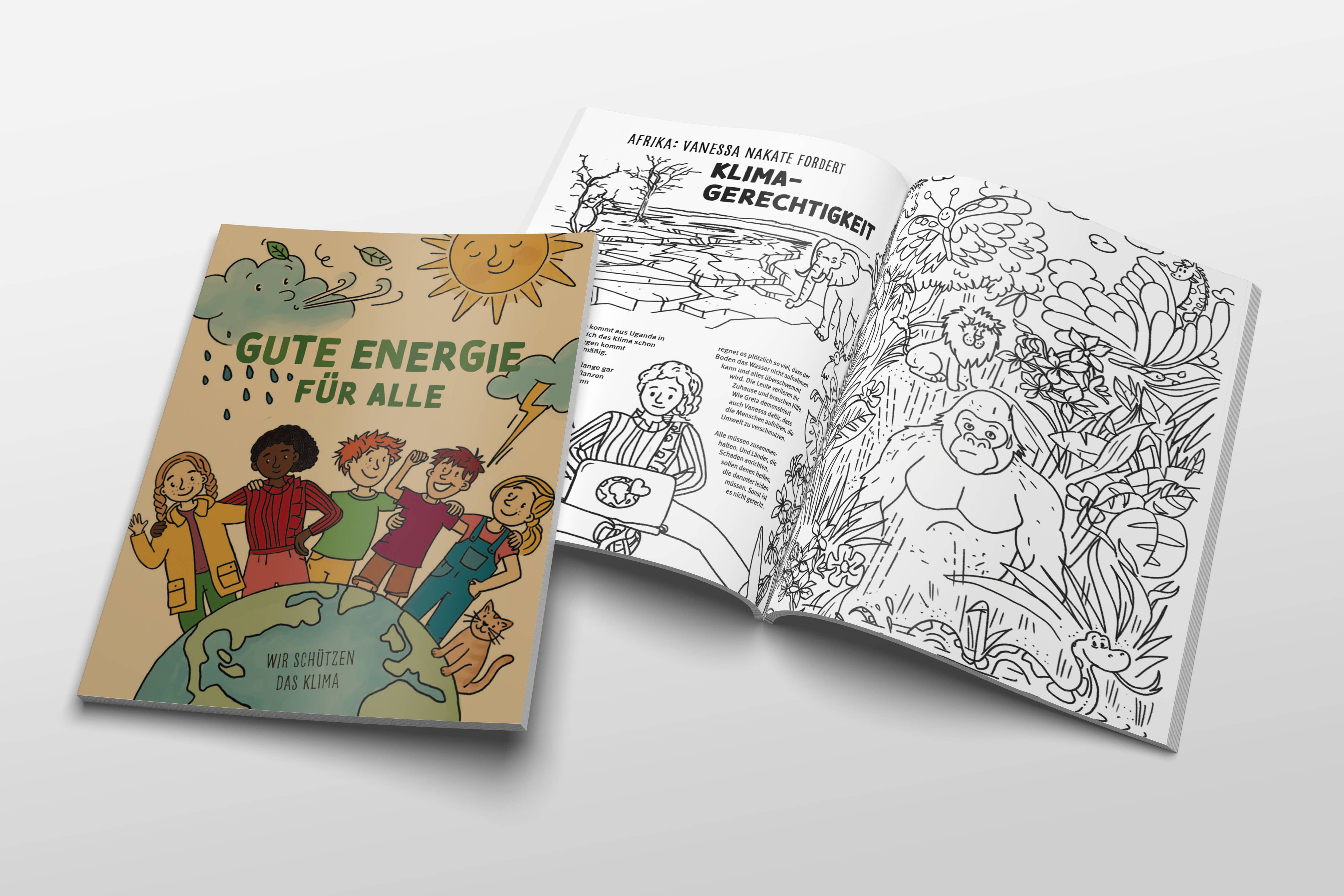 Hautfarben - Wholesale Coloring & Activity Book - Kids & Baby - Klimaschutz-Malbuch für Kinder - 20 pc. (German edition)9