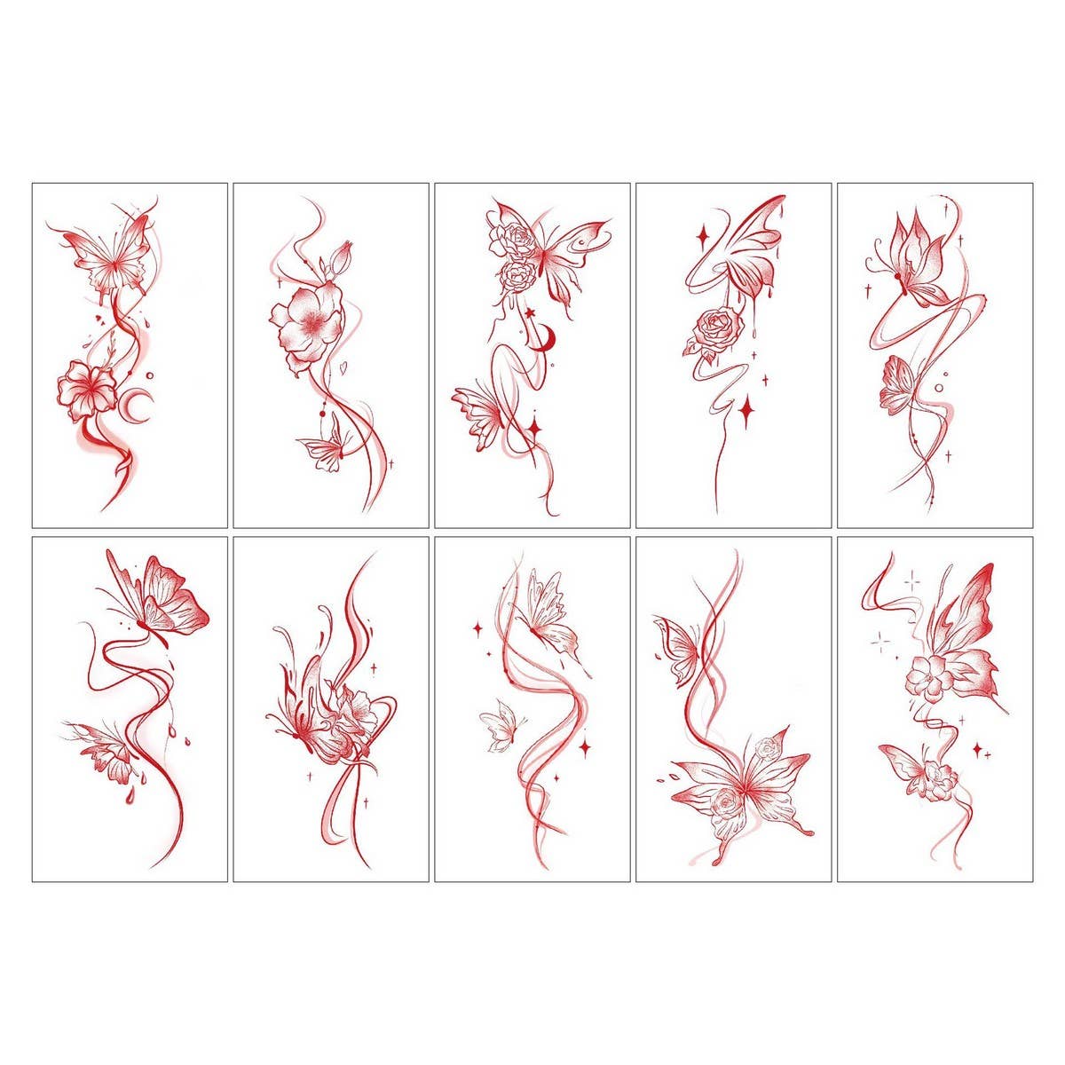 TYPE  Vintage Chic Butterfly Tattoos–Elegant & Sexy Look_CWMM8231 for wholesale on Faire0