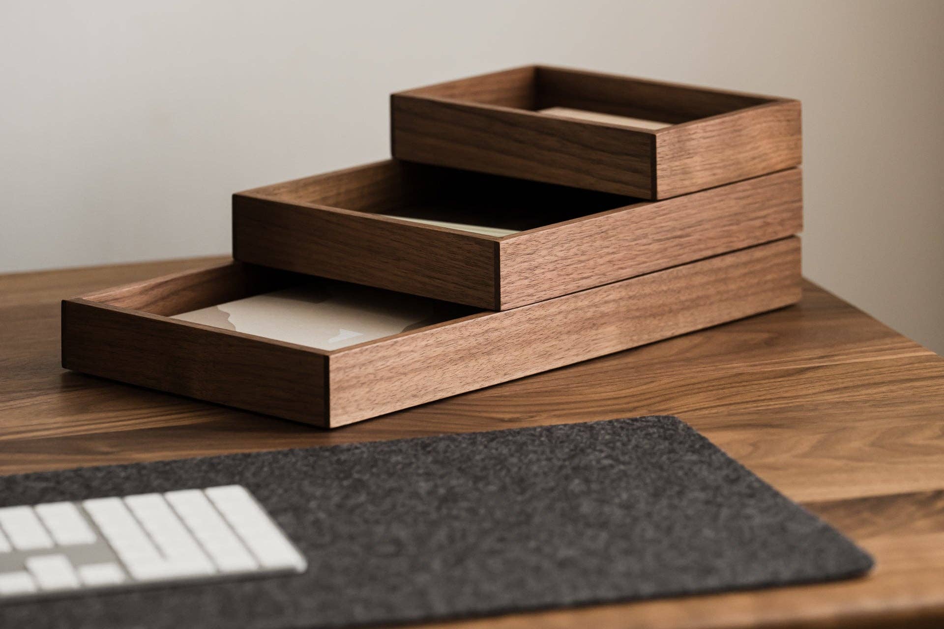 Oakywood - Wholesale Desk Tray - Stackable Valet Tray – Modular Wooden Desk Organizer33