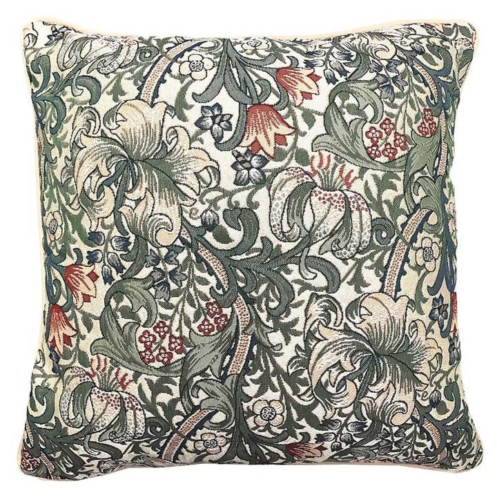 William Morris Golden Lily - Cushion Cover 45cm*45cm for wholesale by Signare Tapestry