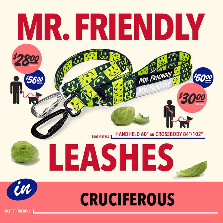 MR. FRIENDLY – wholesale Hundkoppel - Hund – MR. FRIENDLY - KOPPEL - KORSBLADIGA