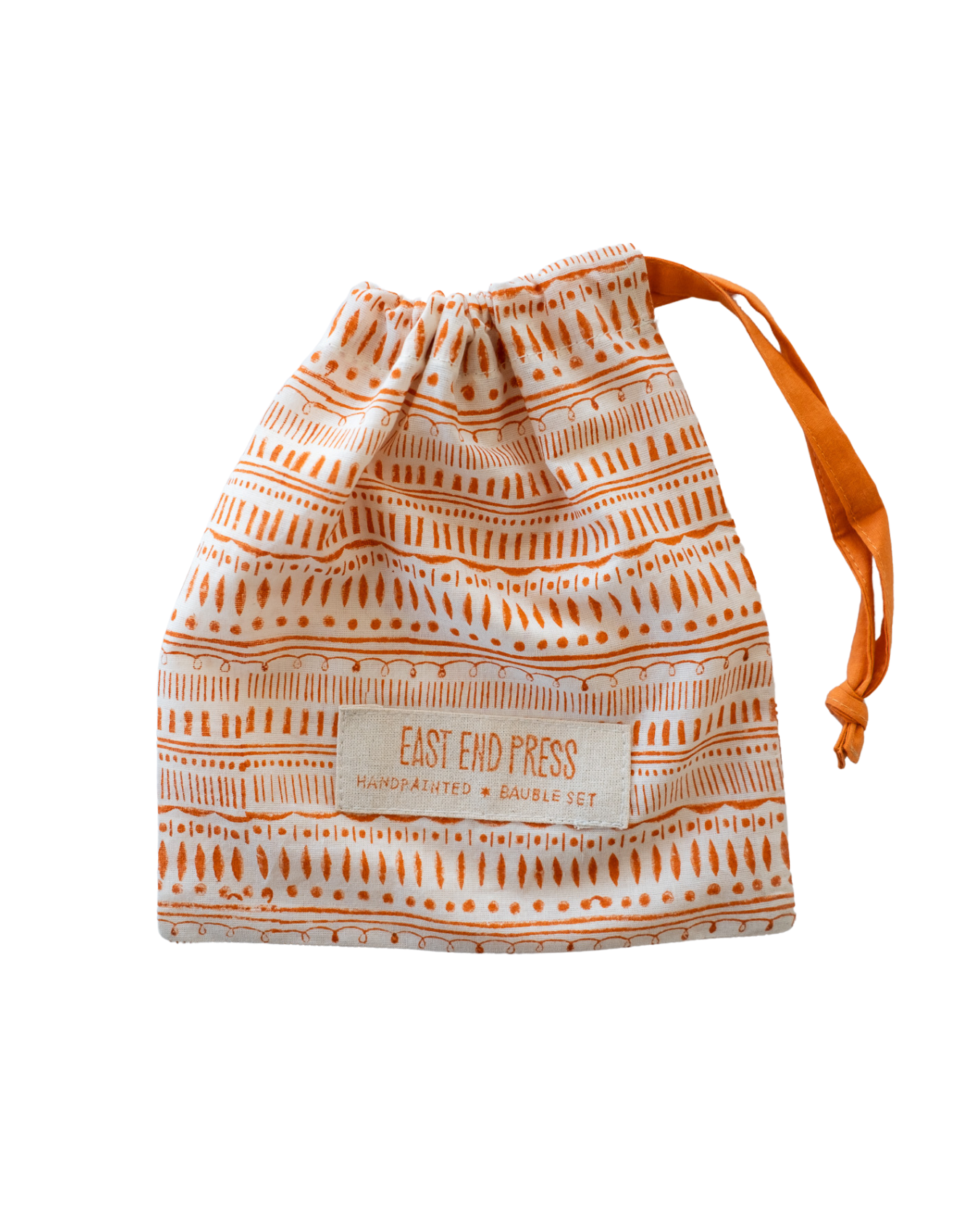 East End Press – wholesale Ornament set – UK/EU: Yuletide Gold Bauble Bag - Set of Three8