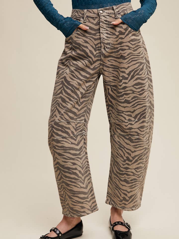 Jean à imprimé zèbre LP0260 pour la vente par Listicle