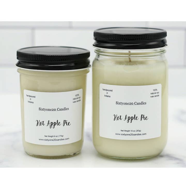 Hot Apple Pie ~100% Soy Candle for wholesale by Sixtyone20 Candles