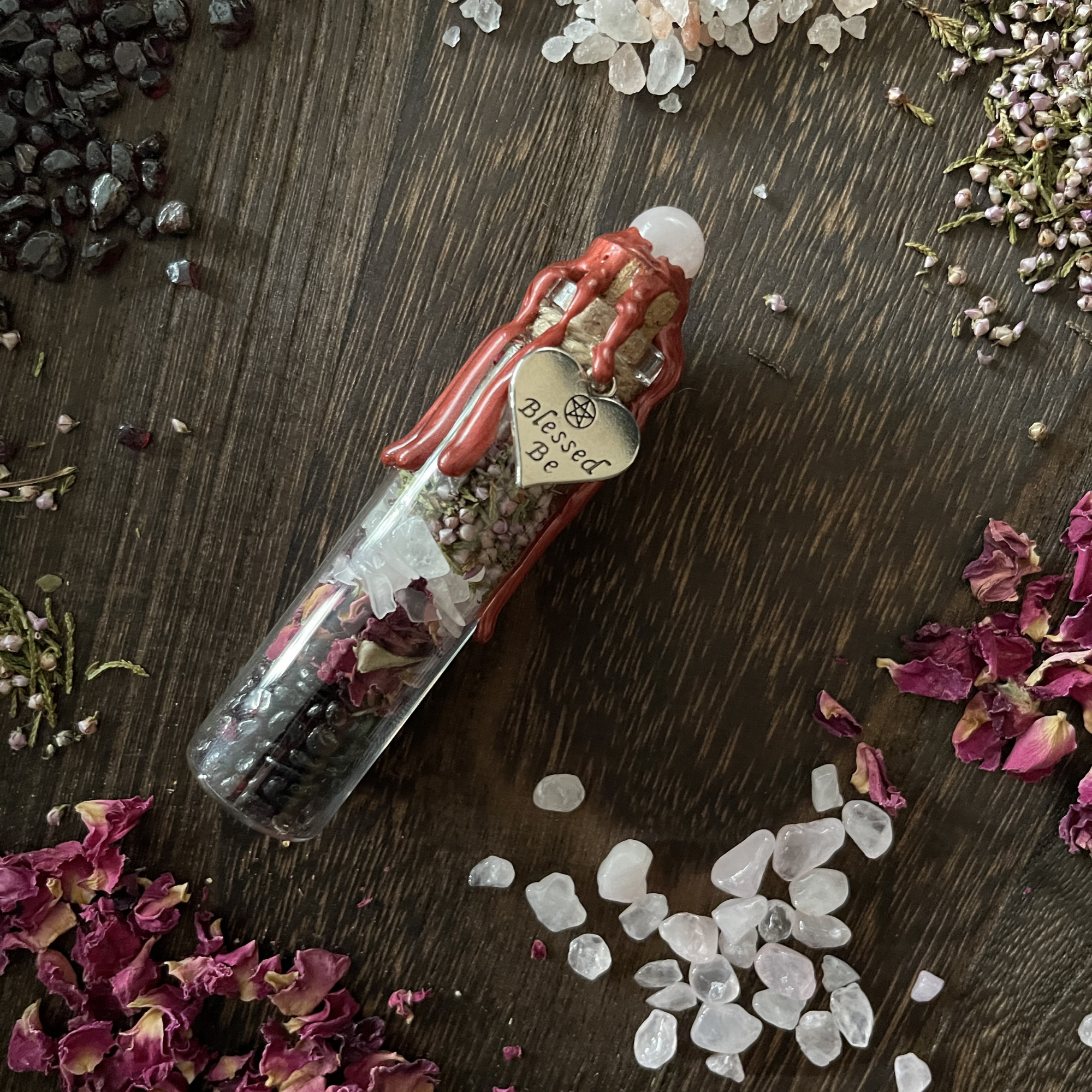 Moondust and Raven - Vendita all'ingrosso Attrezzatura per meditazione - Barattolo Incantesimo d’Amore per Sé, Barattolo Intenzionale, Bottiglia Stregata3