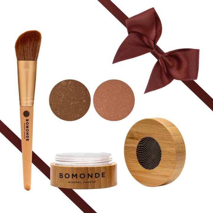 Christmas Bronzer Gift Set | Vegan, Toxin-Free, Natural Glow for the Holidays for wholesale by bomonde