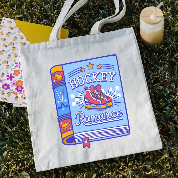 Trope Book store Tote Bag | Reader Gift | Hockey Romance for wholesale by Literari Goods, Co | Book Themed Candles + Gifts
