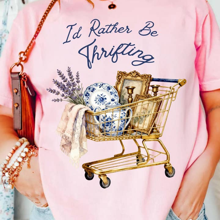 WS Thrifting Vintage Graphic T Shirt Flea Market Style Women for wholesale by Lasting Impressions CT