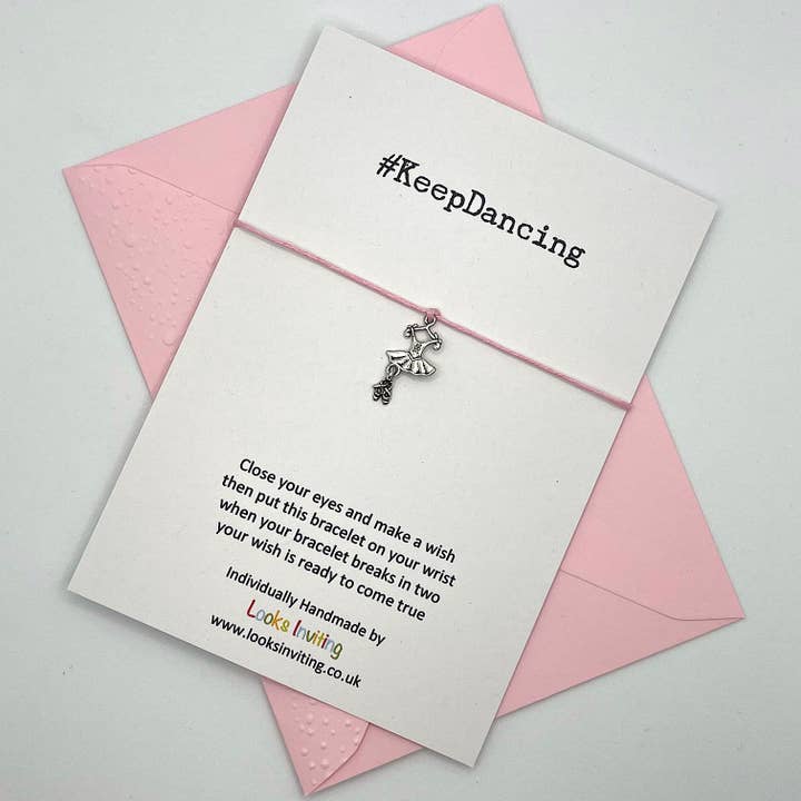 Looks Inviting - Vente Bracelets à breloques/pendentifs - Bracelet Souhait Dansant - #KeepDancing