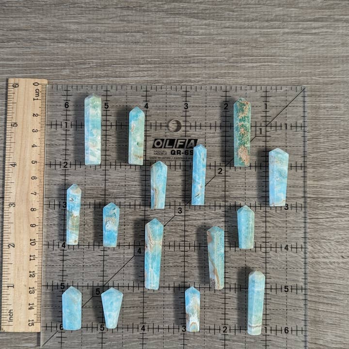 Keystone Crystals - Wholesale Spiritual Stone/Crystal - Small Gemstone Obelisk Points for Wire Wrapping or Gridding9