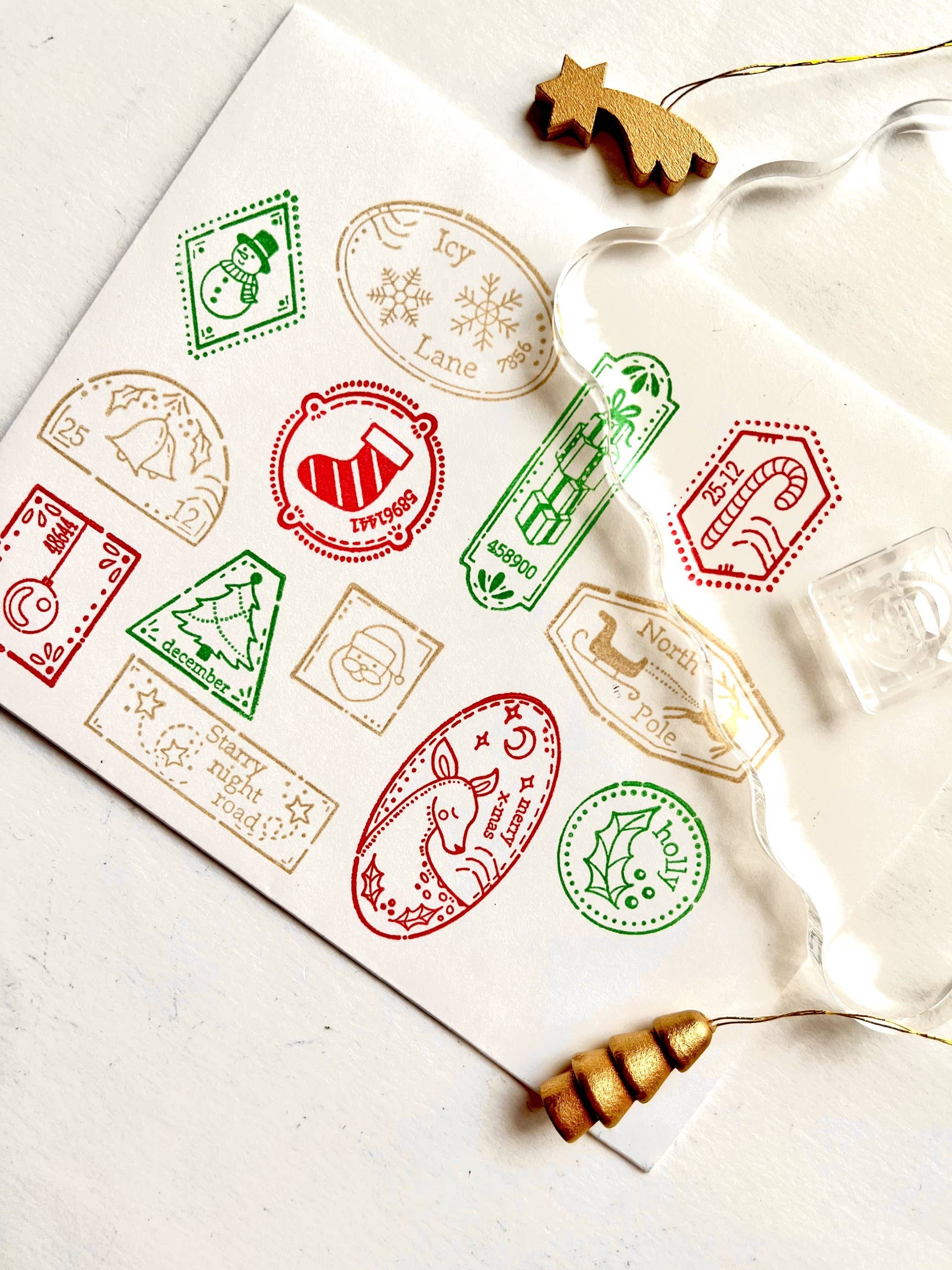 Nikki Dotti - Wholesale Rubber/Decorative Stamp - Stamp set - Christmas1