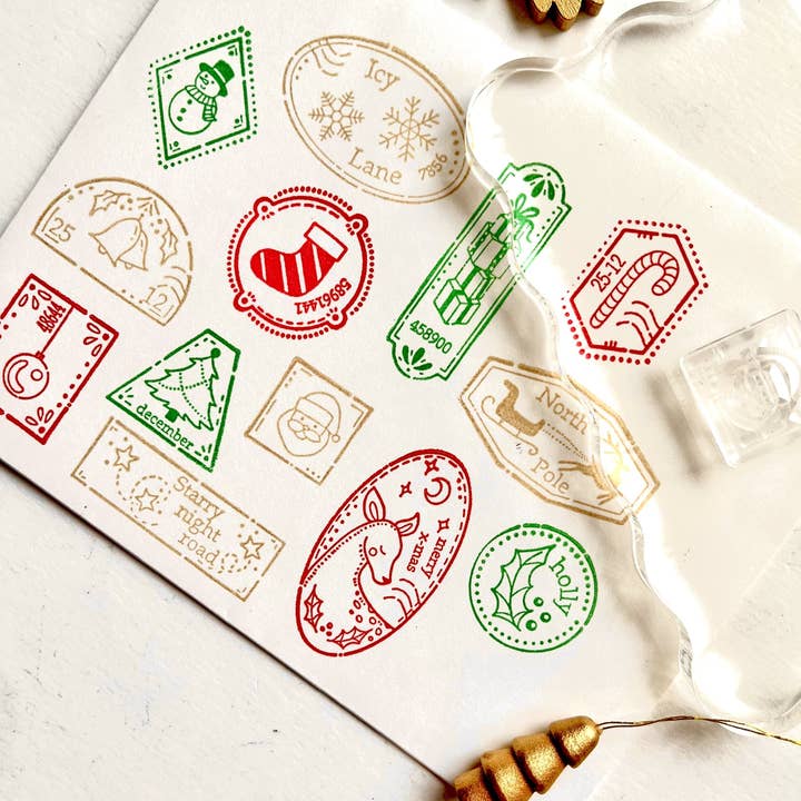Nikki Dotti - Wholesale Rubber/Decorative Stamp - Stamp set - Christmas1