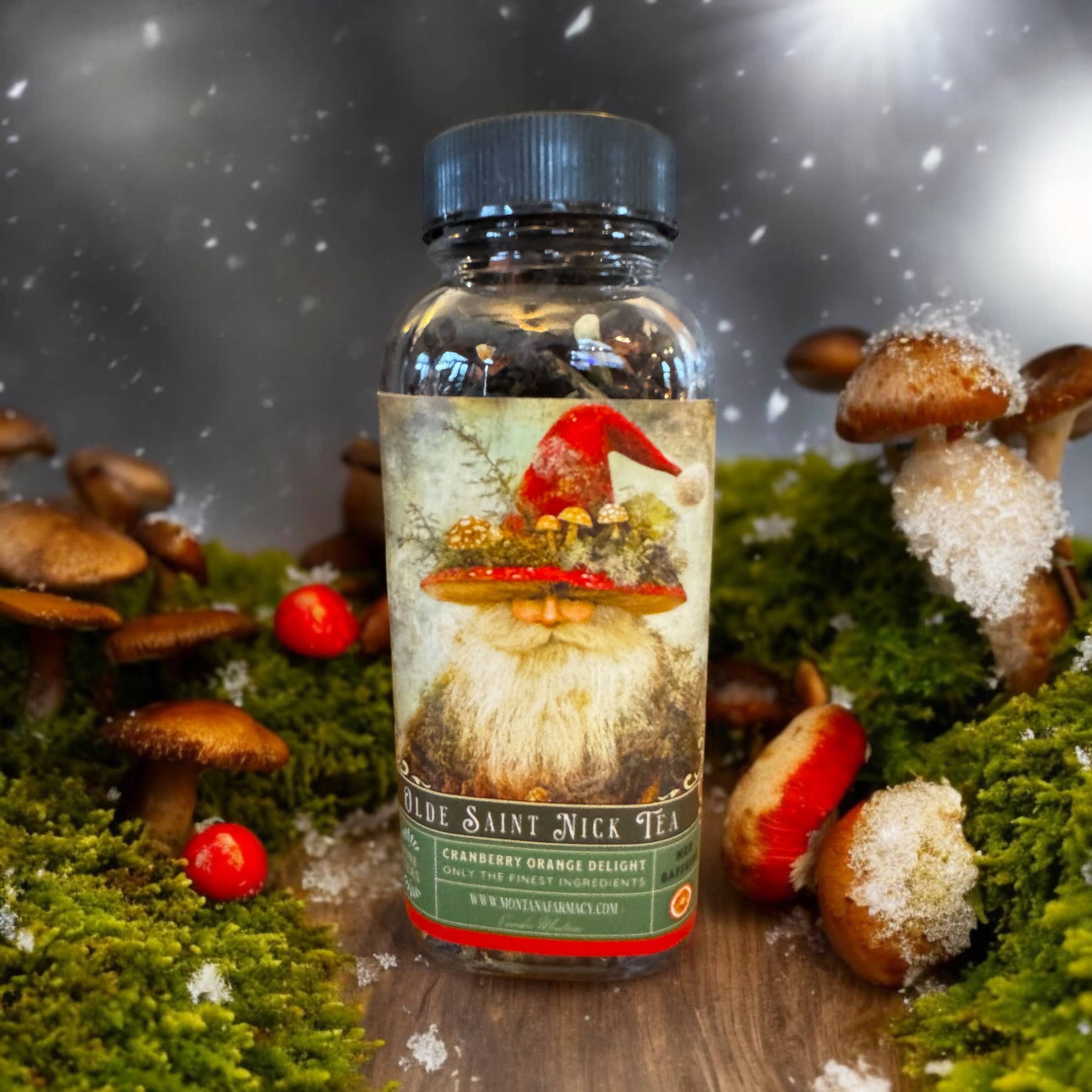 Montana Farmacy - Wholesale Loose Tea - Olde Saint mushroom Nick Vintage Victorian Christmas Tea 6