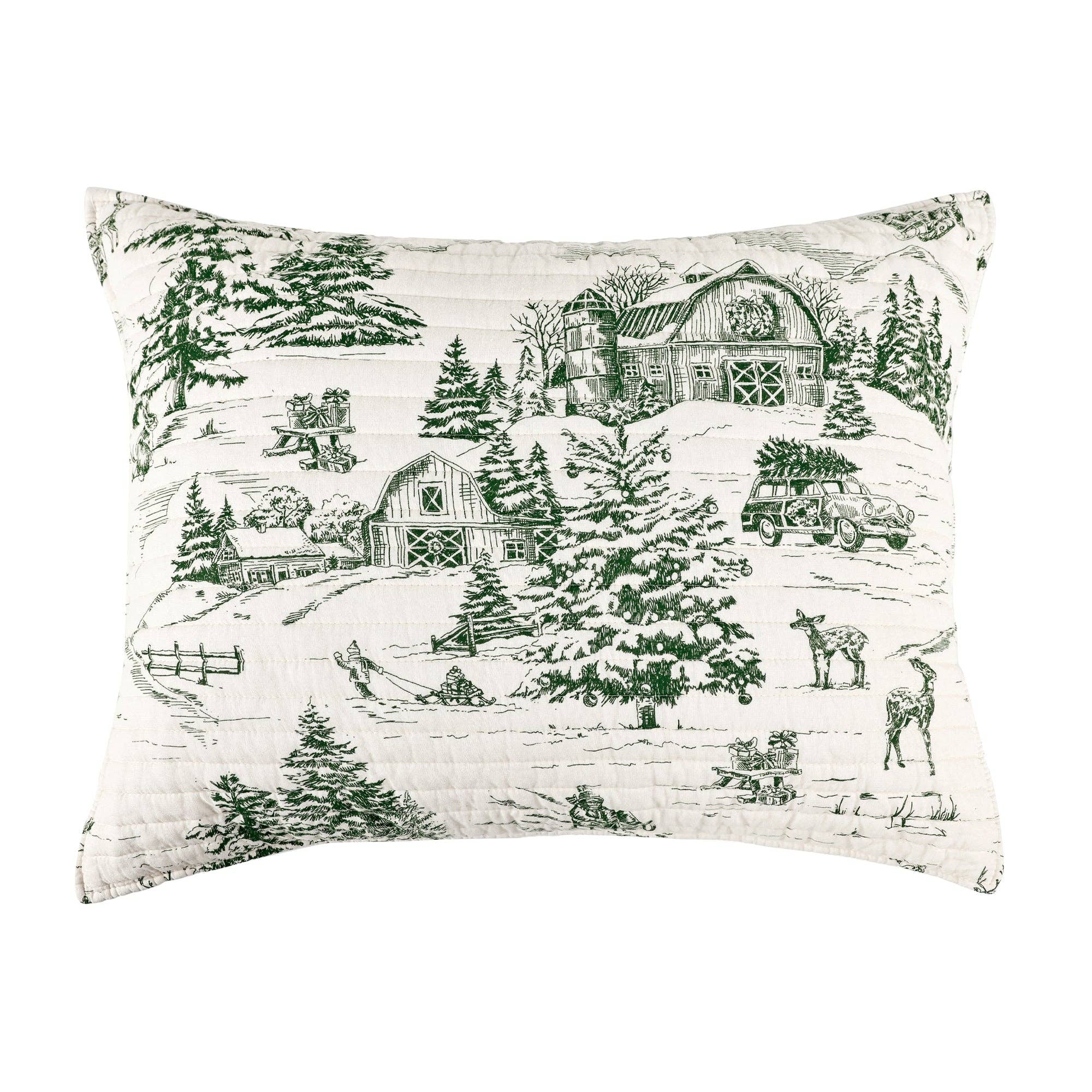 Levtex Home - Wholesale Bedding Set - Winter Sleigh Ride Quilt Set7