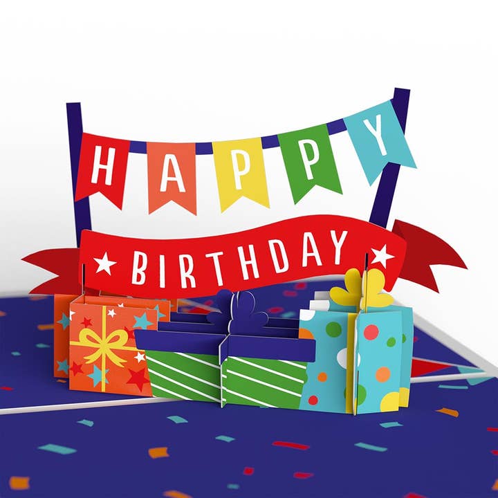 Lovepop Cards - Wholesale Birthday Card - Happy Birthday Endless Surprises 5"x7” to 2"x3” Nesting Card13