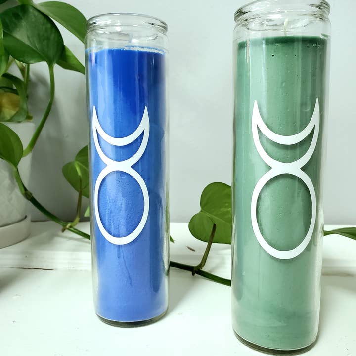 Three Witches Tea Shop - Wholesale Jar/filled candle - Horned God Devotional Candle