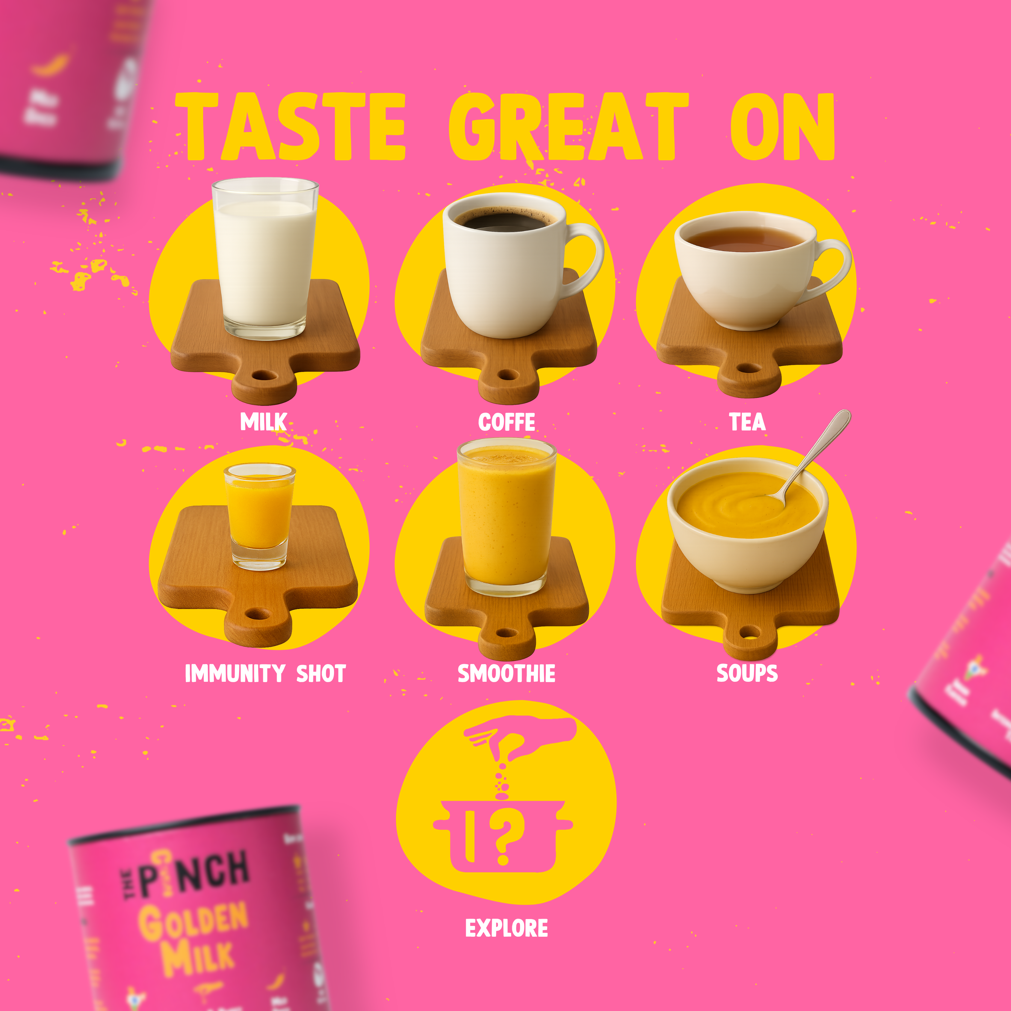 The Pinch - World Spice Blends - Wholesale Dried Spice Mix - Golden Milk - 45g3