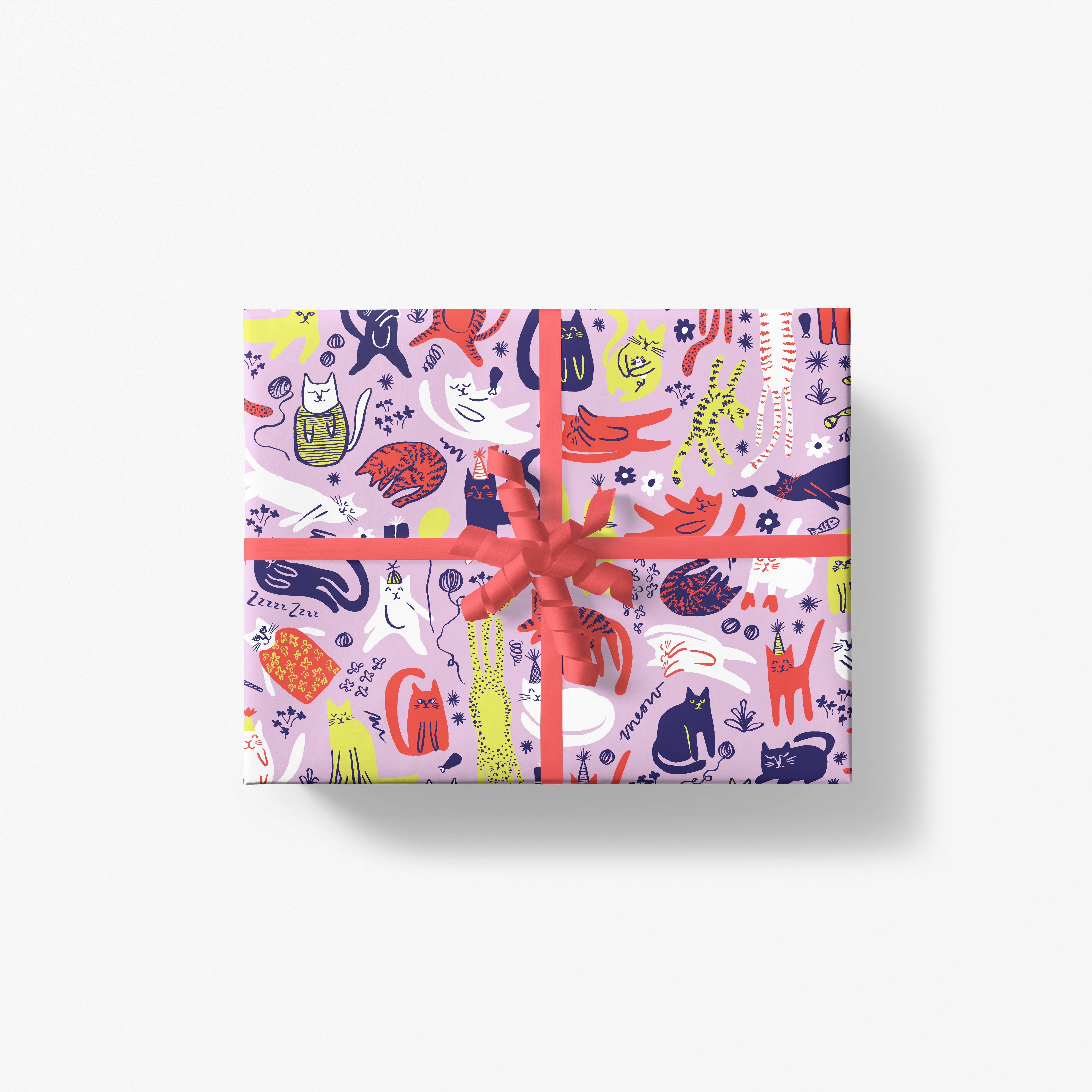 March Party Goods – wholesale Flat wrap – Catnip Lane Gift Wrap1