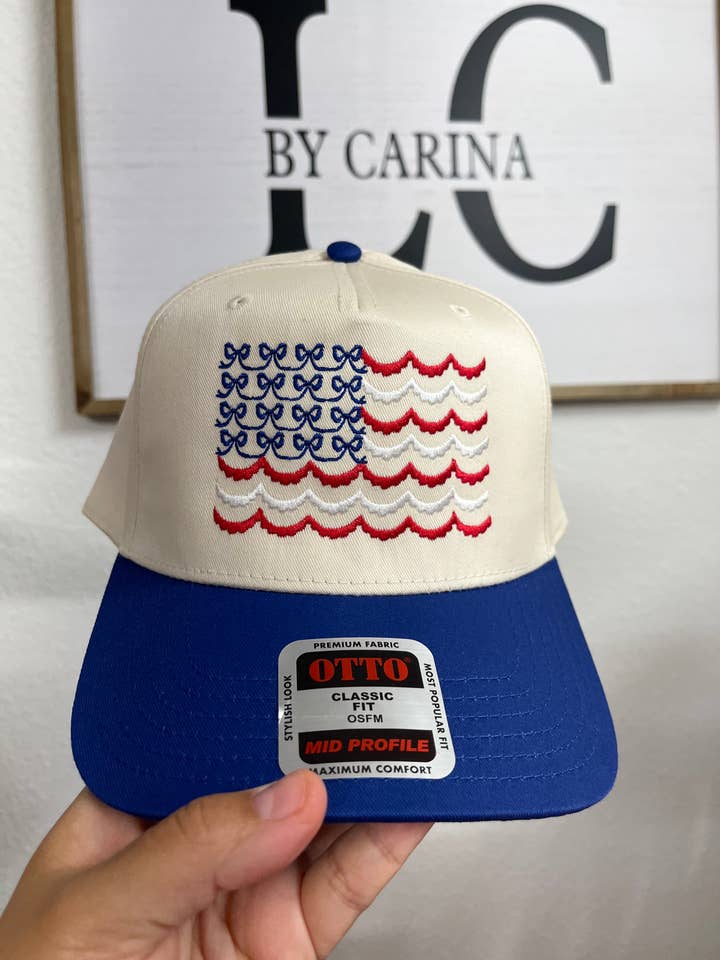 Cappello camionista bandiera americana per la vendita all'ingrosso da parte di LC by Carina
