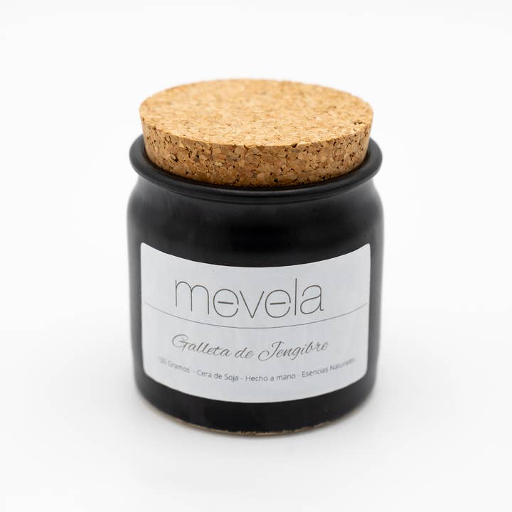 Mevela Candles - Vendita all'ingrosso Candela in vasetto - Candela profumata Biscotto allo Zenzero Mevela 100 grammi