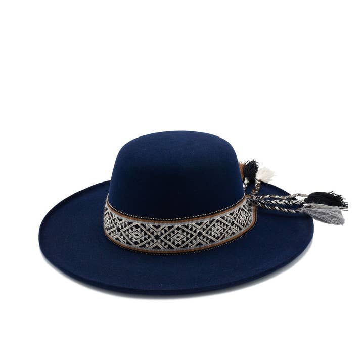 Cholita Linda - Azul por atacado de Hampui Hats