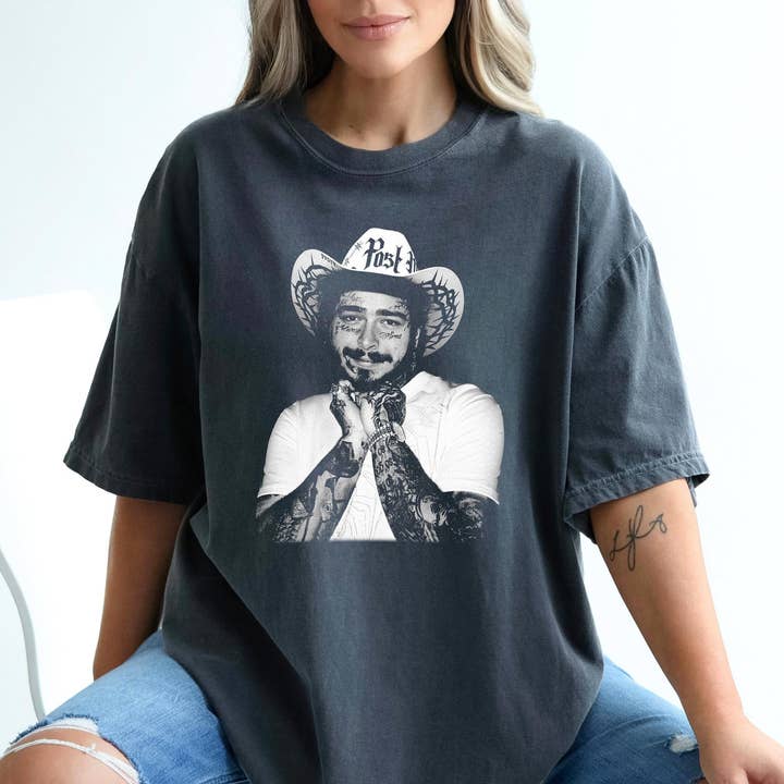 Cowboy Post Shirt, Country Music Shirt, Post Malone T-Shirt for wholesale by CVH DREAMY LTD