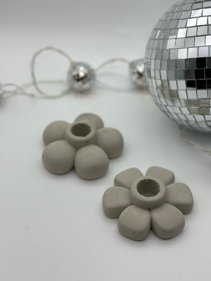 Flower candle holder- Single for wholesale by Burnt October