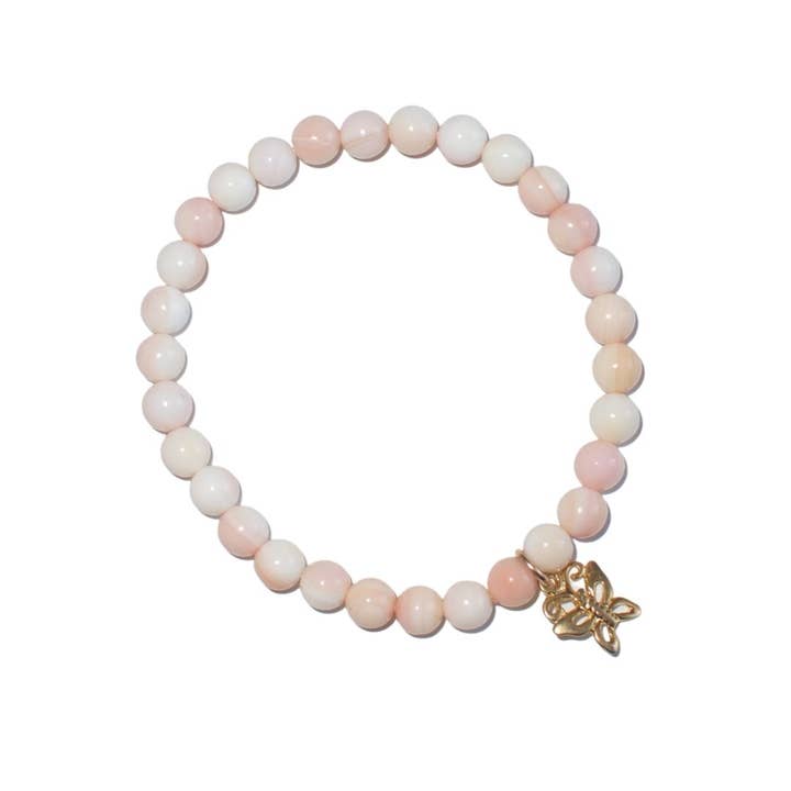 Bracelet extensible Primavera en rose pour la vente par Songlines by Jewel