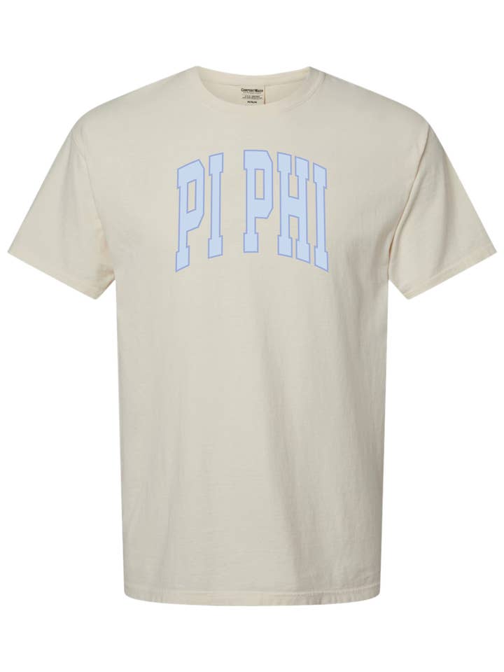 Swag - Wholesale Screen Printed T-Shirt - Unisex - Pi Phi Varsity Letters Tshirt11