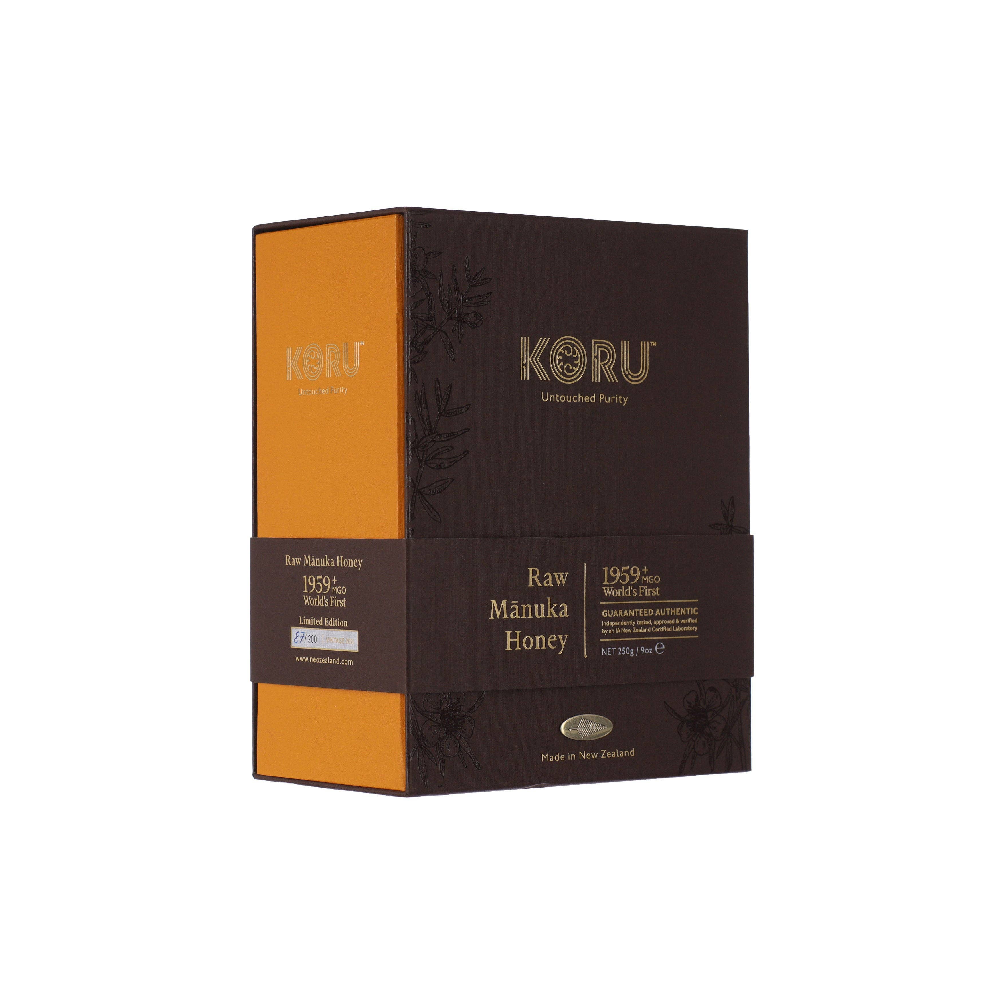 Koru - Wholesale Honey - KORU Manuka Honey MGO 1959+ | UMF 33+ | 250g (WORLD FIRST)1