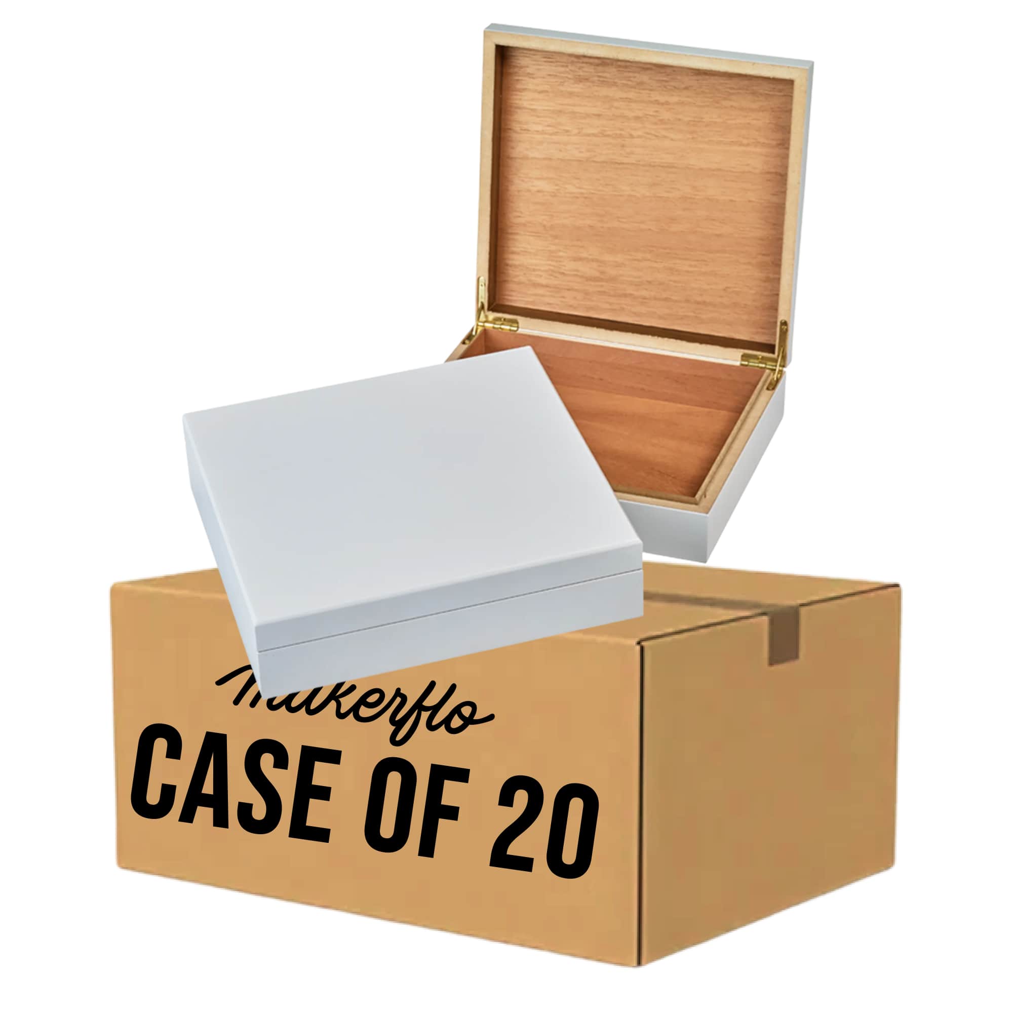 MakerFlo - Wholesale Decorative Box - Valet Box with Cedar Lining - Medium2